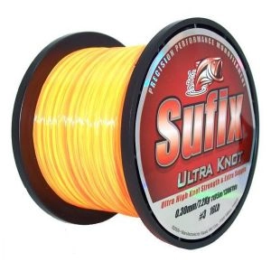 Vlasec Sufix Ultra Knot Oranžová/Žltá 0,28mm 6,3kg